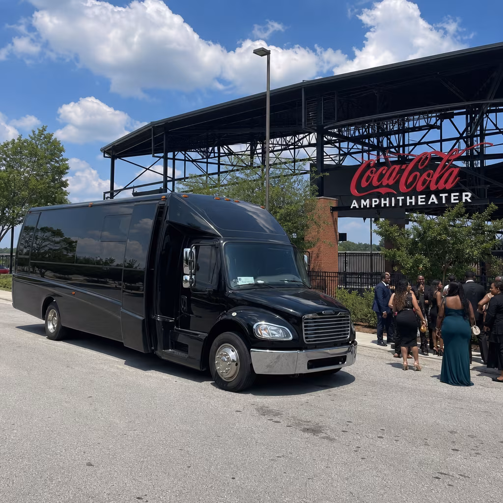 Rent a Bus to the Coca-Cola Amphitheater