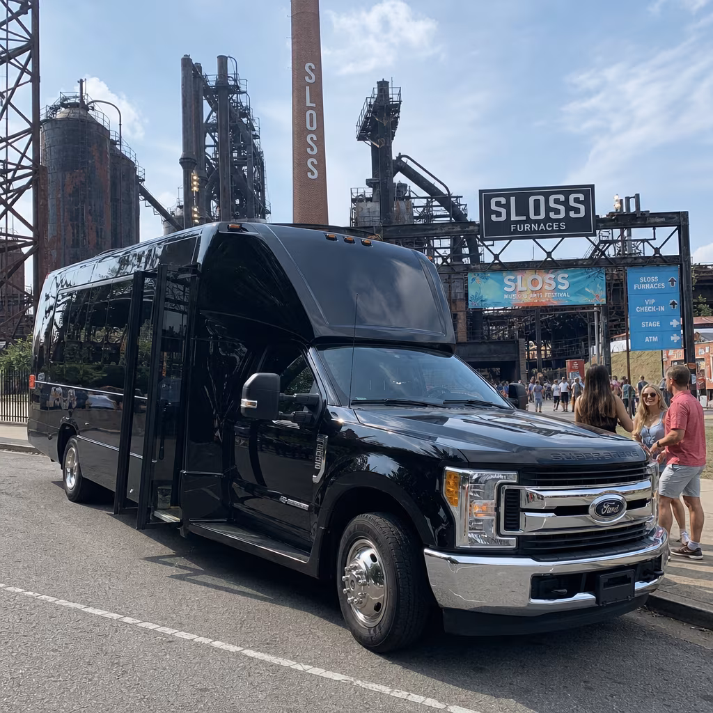 Rent a Bus to Sloss Furnaces & Furnace Fest