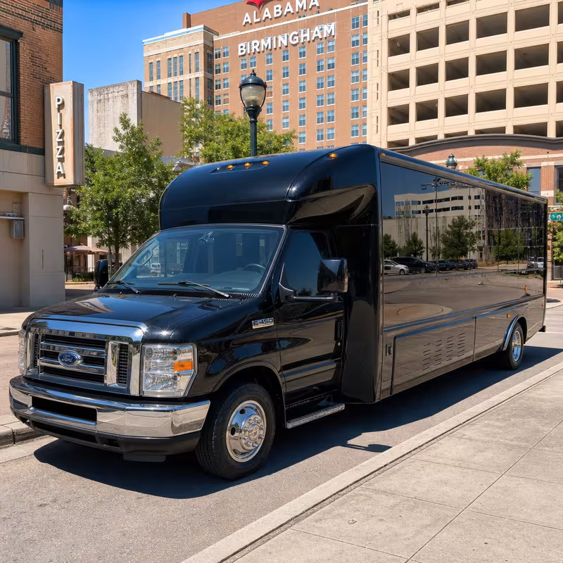 18 Passenger Party Bus Exterior