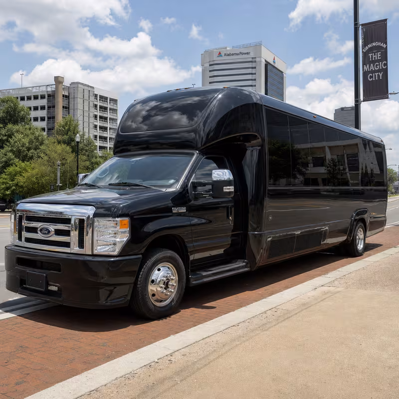 25 Passenger Party Bus Exterior