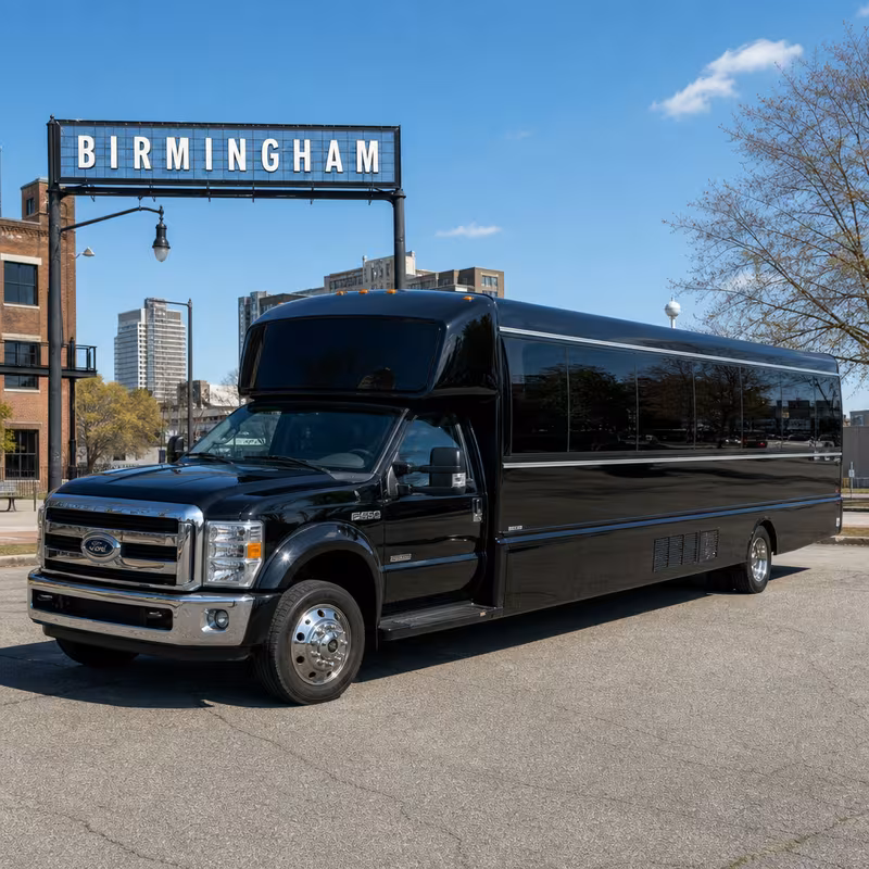 30 Passenger Party Bus Exterior