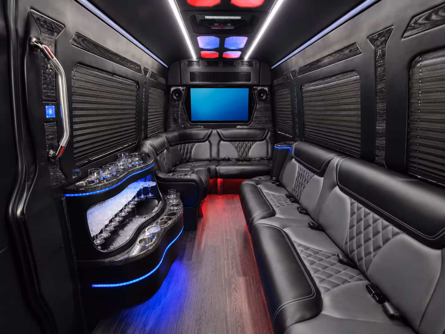 Birmingham Airport Shuttle & Transportation party bus exterior