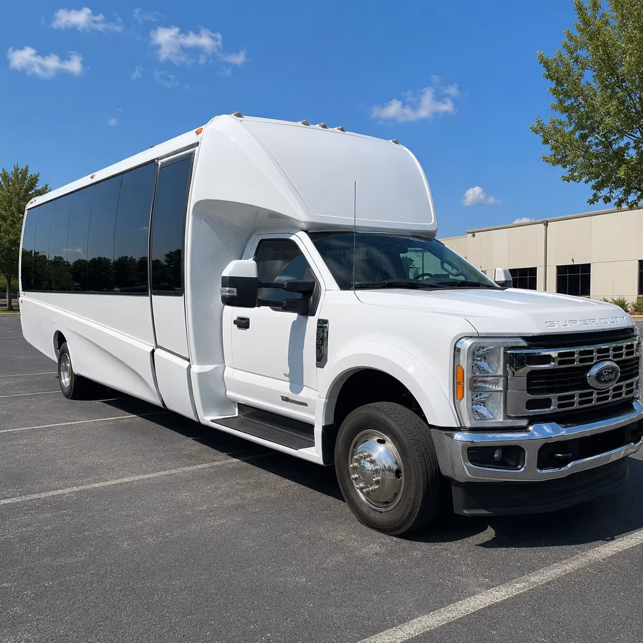 Birmingham Airport Shuttle & Transportation party bus exterior