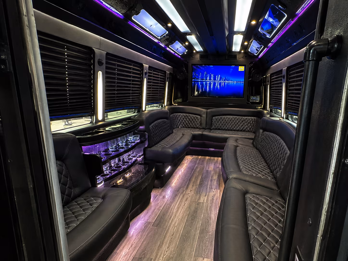 Birmingham Concert & Music Festival Transportation party bus exterior