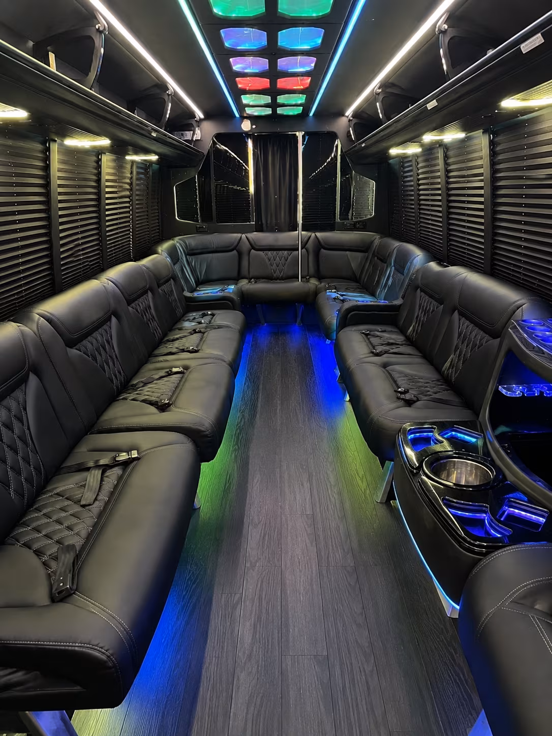 Birmingham Prom & Homecoming Transportation party bus exterior