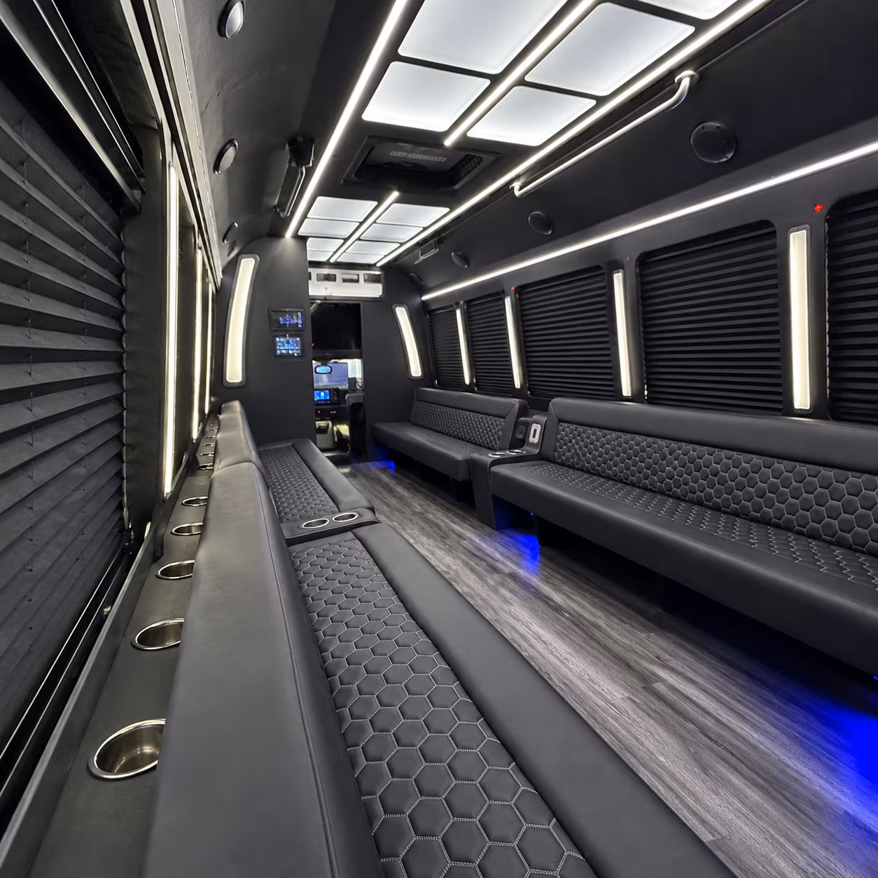 Birmingham Prom & Homecoming Transportation onboard seating