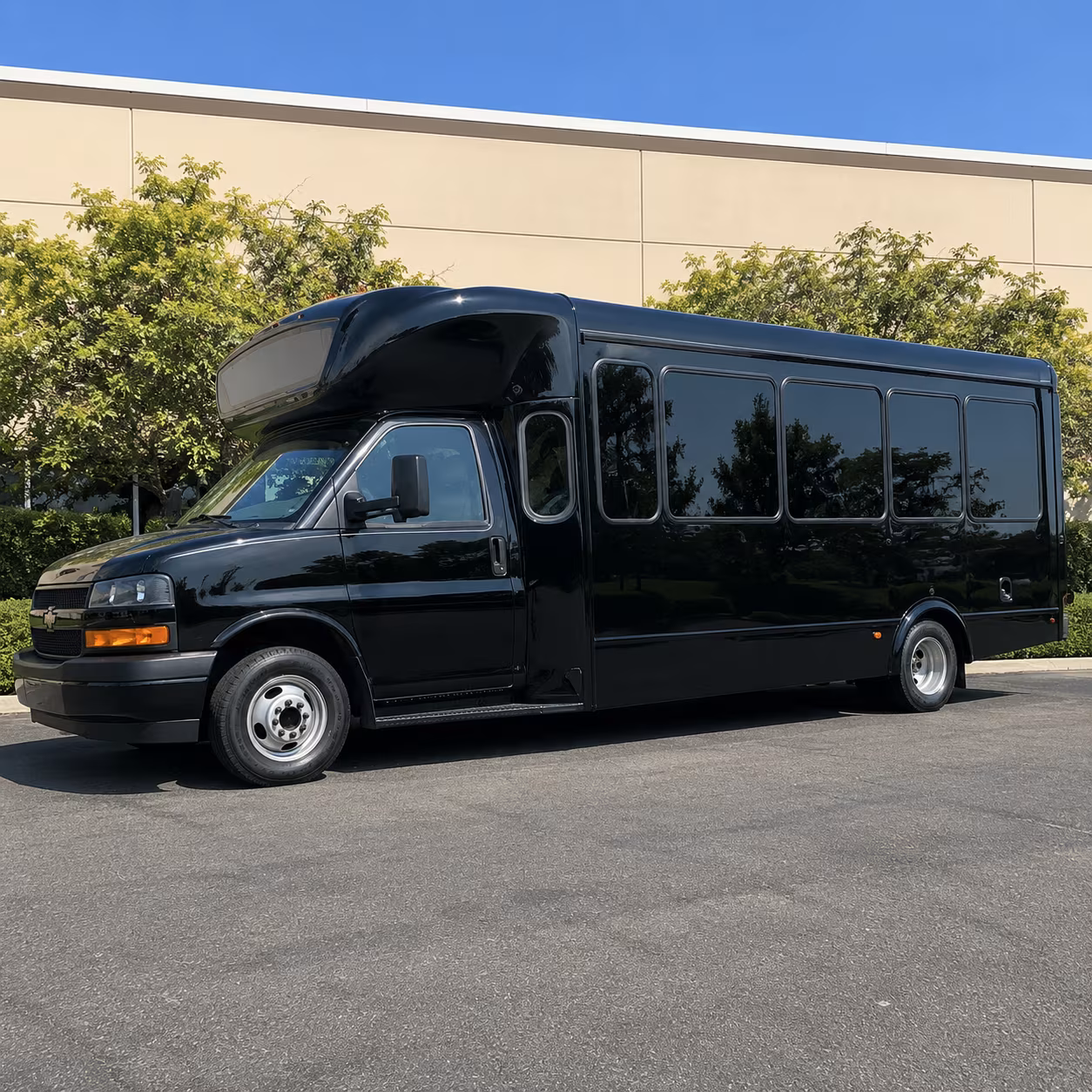 Birmingham Prom & Homecoming Transportation party bus exterior