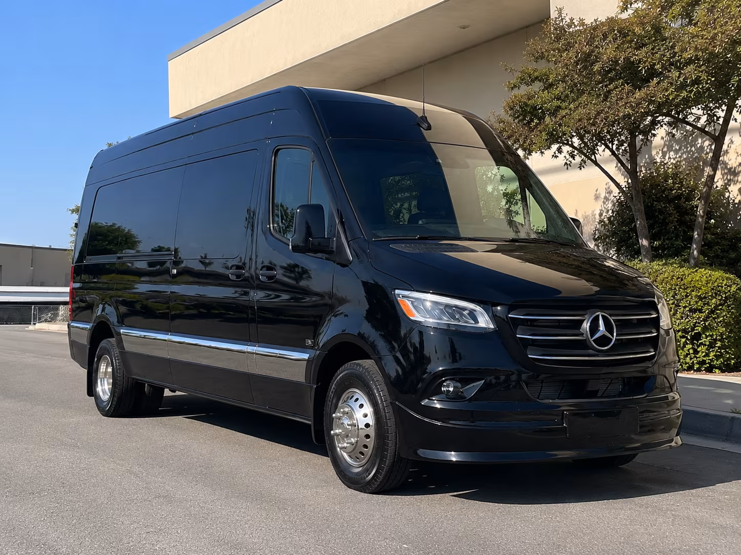 Birmingham School Event Transportation party bus exterior