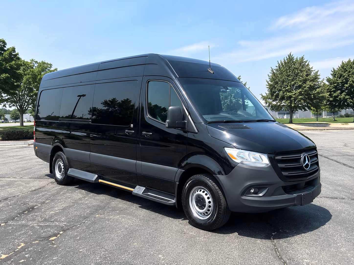 Birmingham School Event Transportation party bus exterior