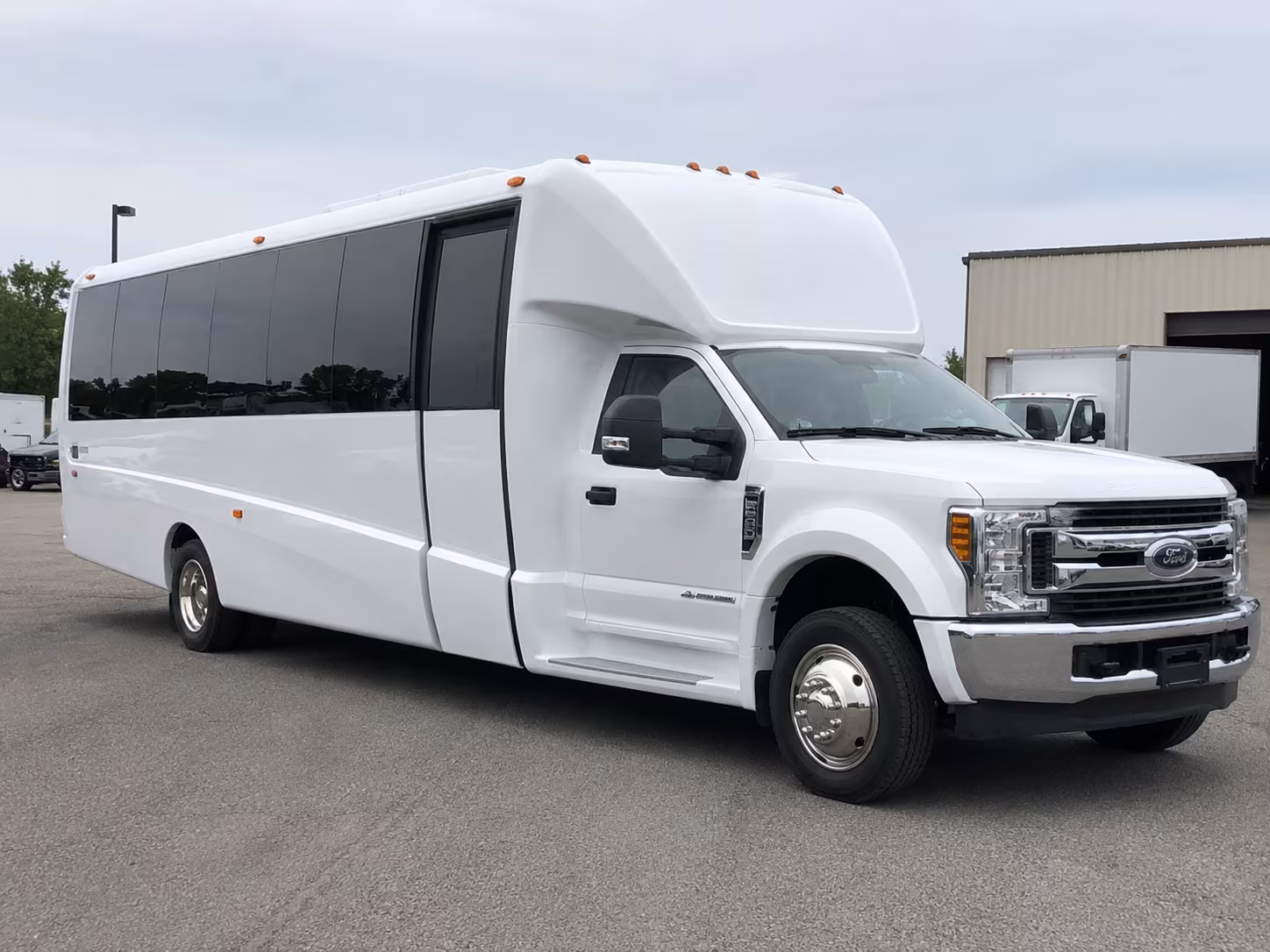 Birmingham School Event Transportation party bus exterior