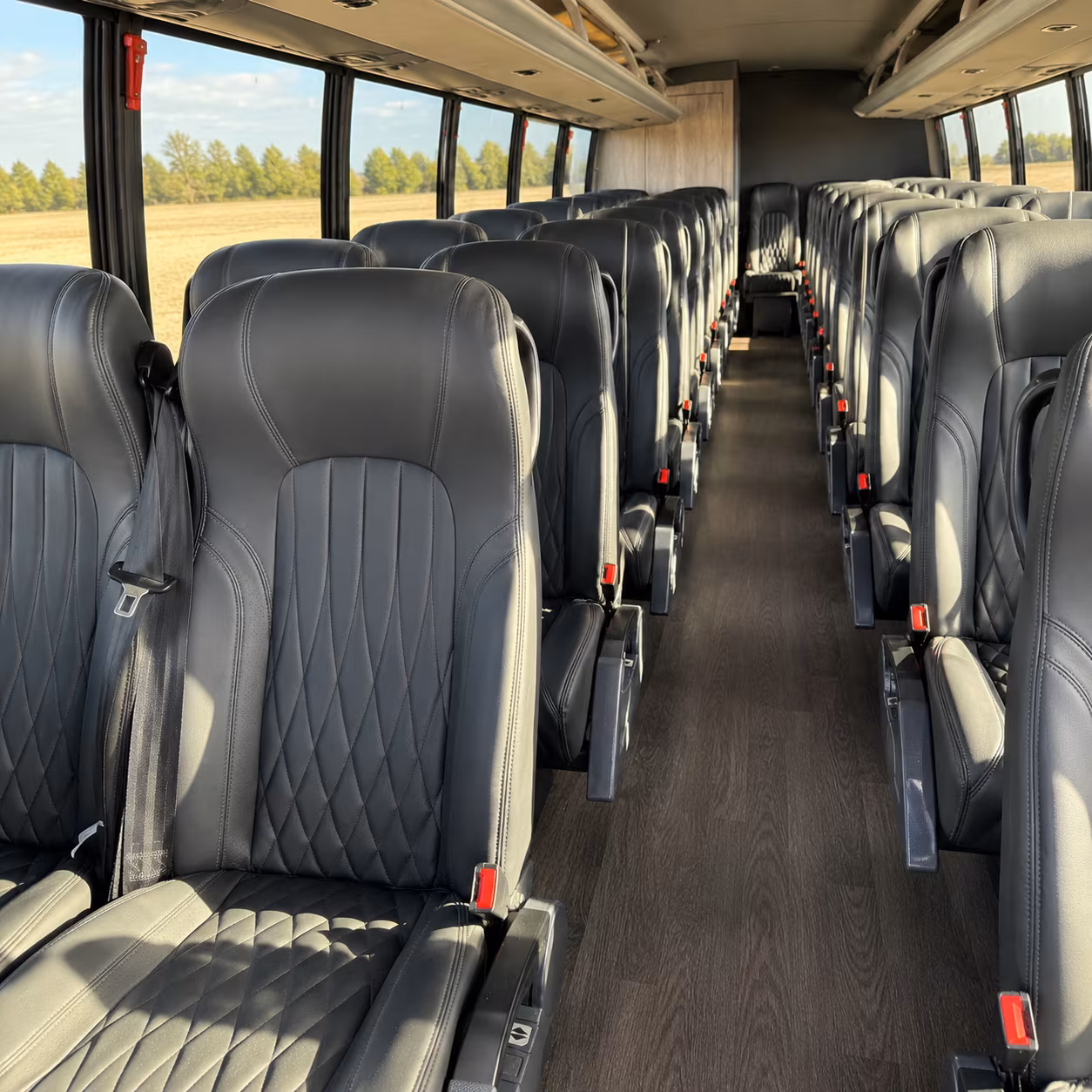 Birmingham School Event Transportation onboard seating