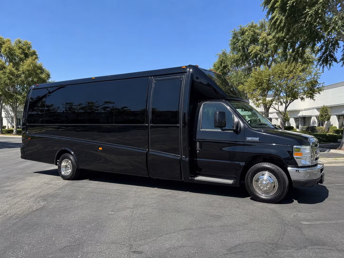 Birmingham Wedding Transportation party bus exterior