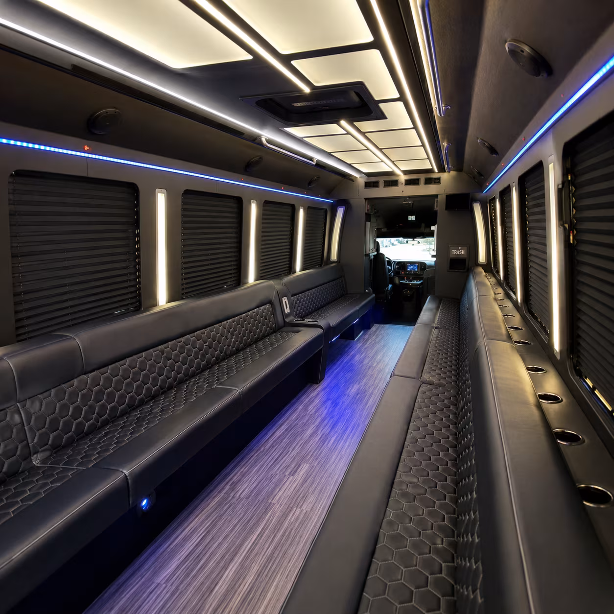 Birmingham Wedding Transportation party bus exterior