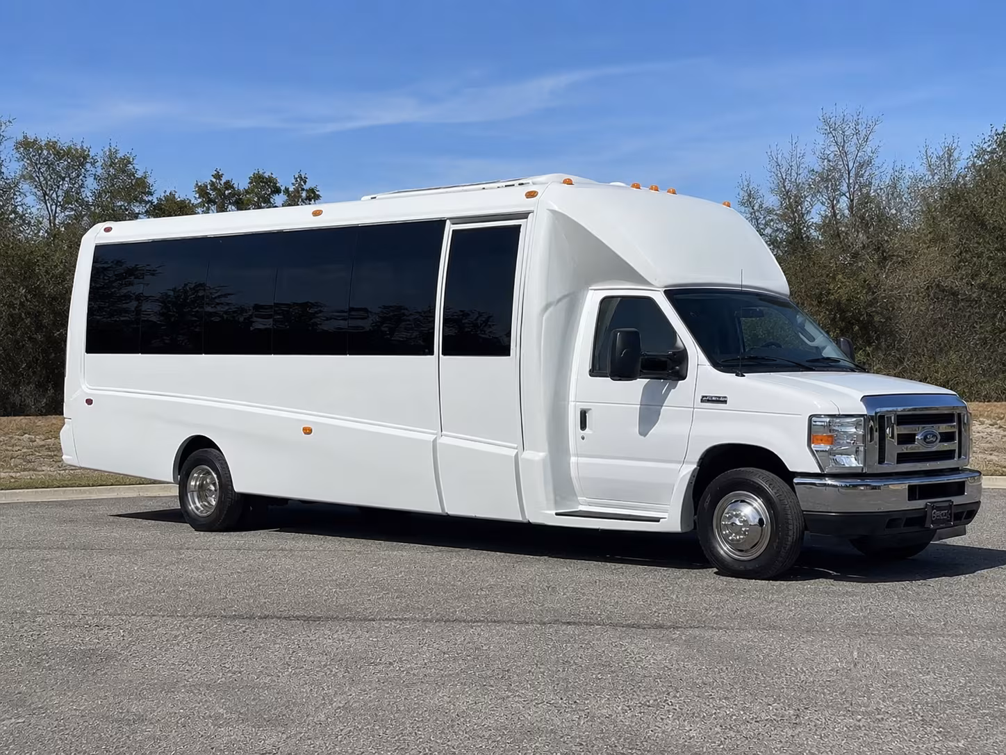 Birmingham Wedding Transportation party bus exterior