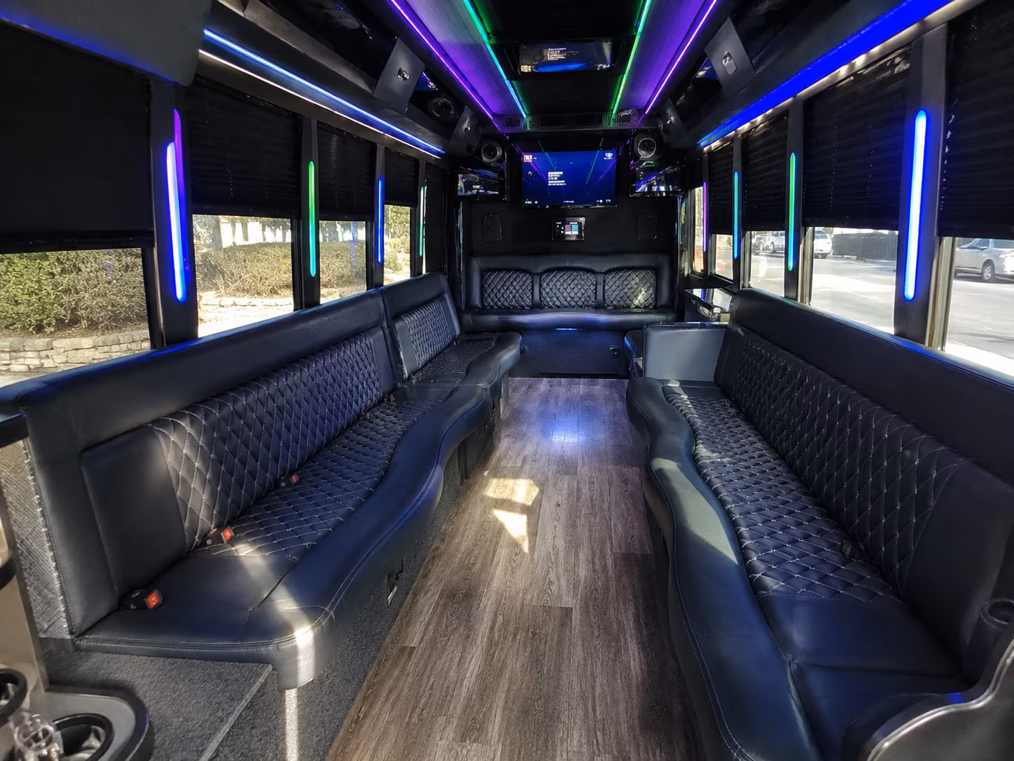 Birmingham Winery Tour & Pub Crawl Transportation onboard seating