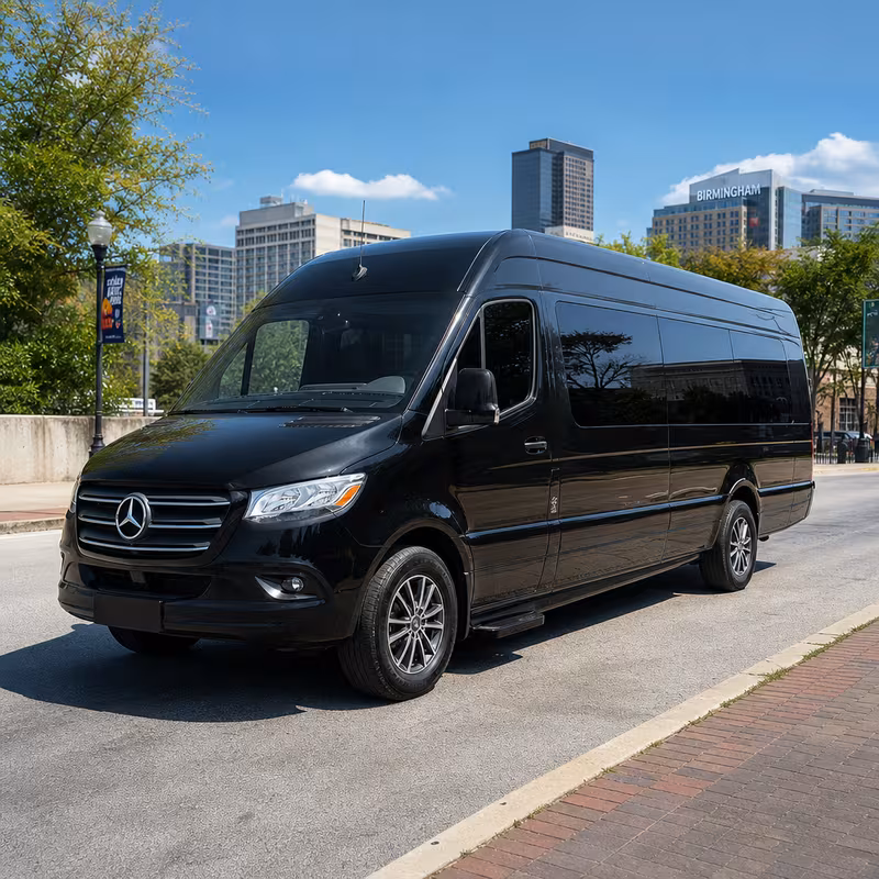 14 Passenger Sprinter Limo Exterior