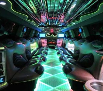 Hummer limo interior